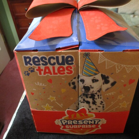 Rescue Tales Present Surprise Plush Pup Party Box Dalmation NEW - Picture 1 of 2
